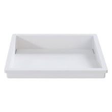 Elba 440mm Matte White Solid Surface Washplane